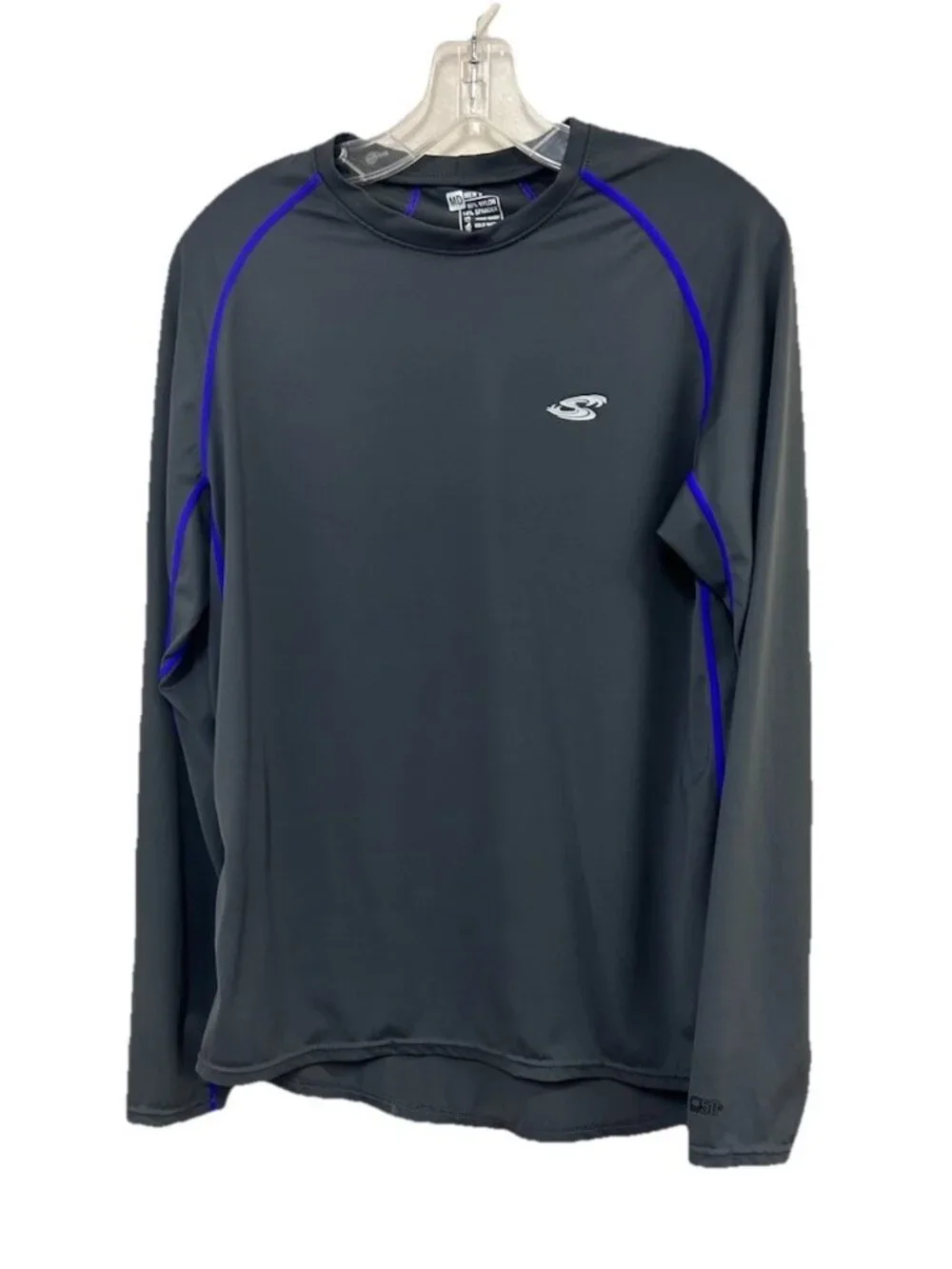 Stohlquist Mens Rashguard Gray Water Wear UPF 50+ Long Sleeve Shirt Mens Size M